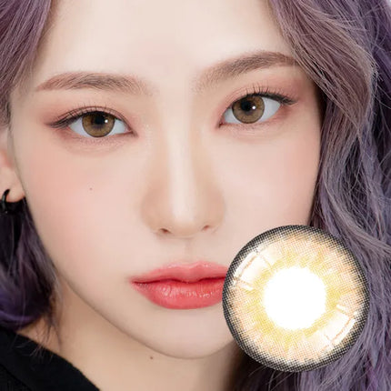 Lensrang Iwwitch-Up Brown Colored Contacts (1Month/2Pc)