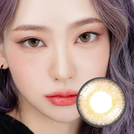 Lensrang Iwwitch-Up Brown Colored Contacts (1Month/2Pc)