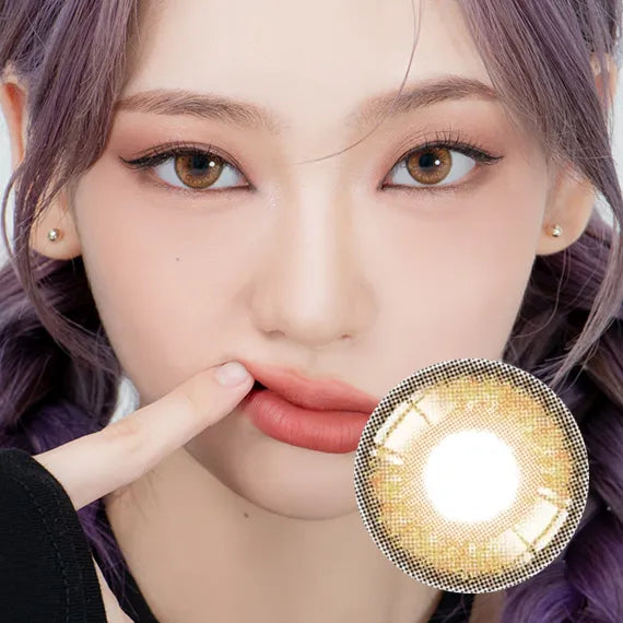 Lensrang Madeye Brown Colored Contacts (1Month/2Pc)