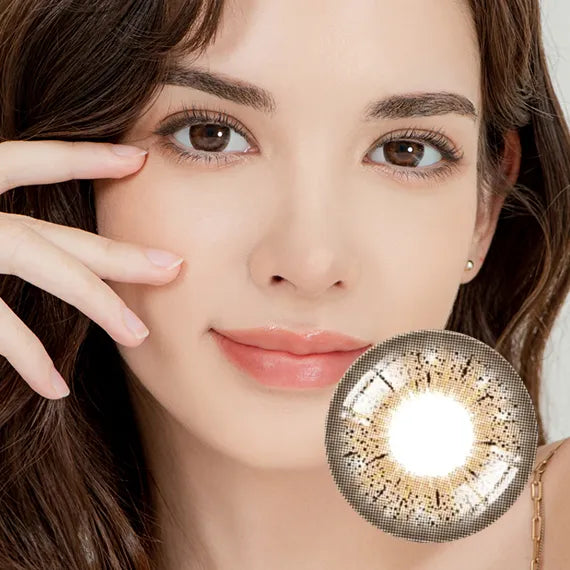Lensrang Puella Brown Colored Contacts (1Month/2Pc)