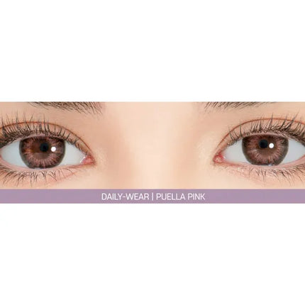 Lensrang Puella Pink Brown Colored Contacts (1Month/2Pc)