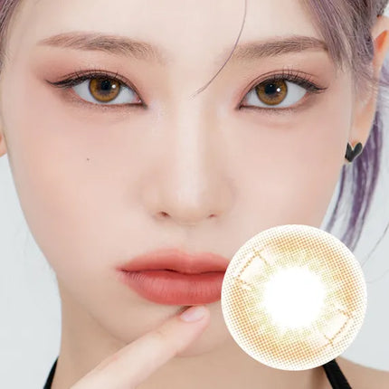 Lensrang Real Brown Colored Contacts (1Month/2Pc)