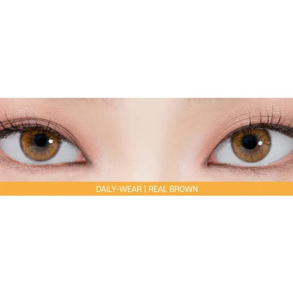 Lensrang Real Brown Colored Contacts (1Month/2Pc)