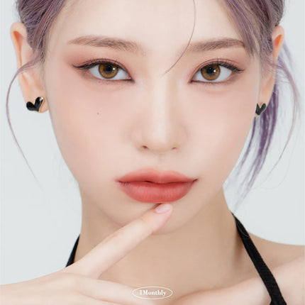 Lensrang Real Brown Colored Contacts (1Month/2Pc)