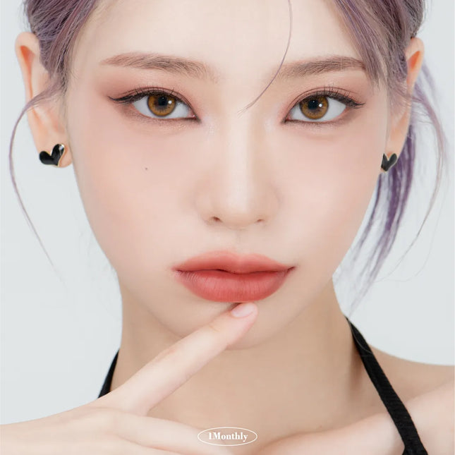 Lensrang Real Brown Colored Contacts (1Month/2Pc)