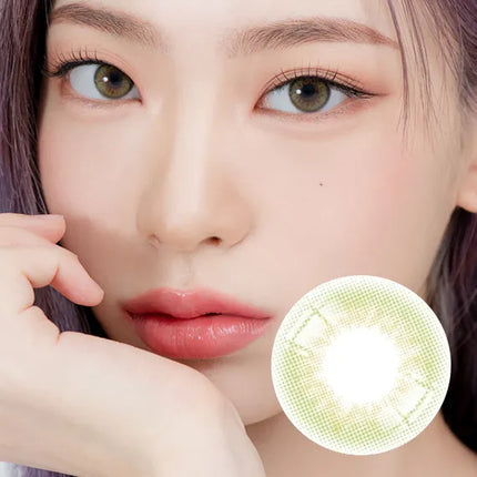 Lensrang Real Khaki Green Colored Contacts (1Month/2Pc)