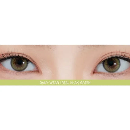 Lensrang Real Khaki Green Colored Contacts (1Month/2Pc)