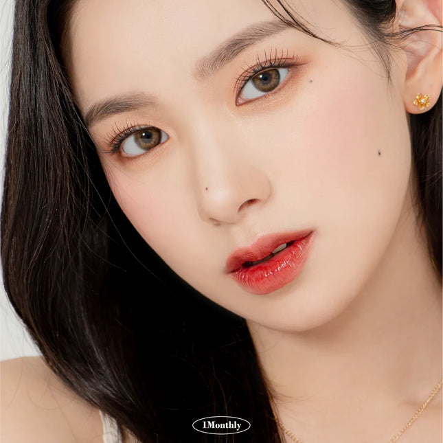 Lensrang Romantic Brown Colored Contacts (1Month/2Pc)