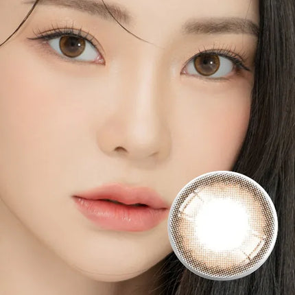 Lensrang School-Ring Brown Colored Contacts (1Month/2Pc)