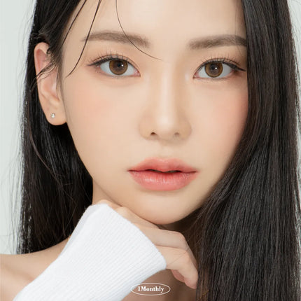 Lensrang School-Ring Brown Colored Contacts (1Month/2Pc)