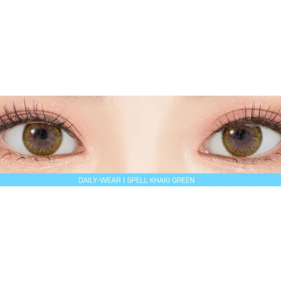 Lensrang Spell Khaki Green Colored Contacts (1Month/2Pc)