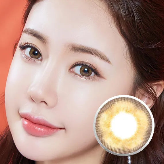 Lensme Cocktail Aloha Bloom Brown (Monthly/2Pc)