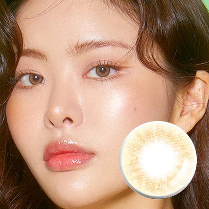 Lensme Make Look Light Brown (Monthly/2Pc)