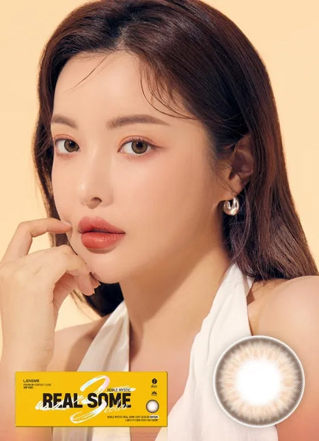 Lensme Noble Mystic Real Some 3 Color Brown (Daily/30Pc)