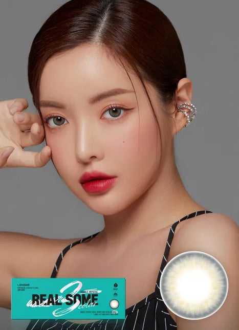 Lensme Noble Mystic Real Some 3 Color Gray (Daily/30Pc)