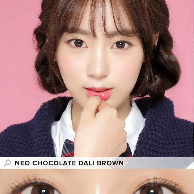 Custom Neo Sweet Choco Toric Lenses Yearly x 2Pc | Astigmatism Brown Contacts