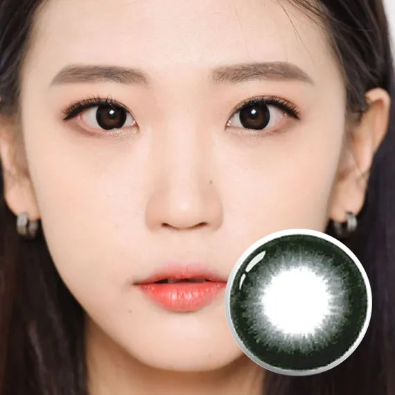 Custom Neo Smoky Black Toric Lenses Yearly x 2Pc | Astigmatism Circle Lenses