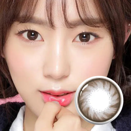 Neo Sweet Choco 2 Myopia Contacts Yearly x 2Pc | Natural Chocolate Lenses