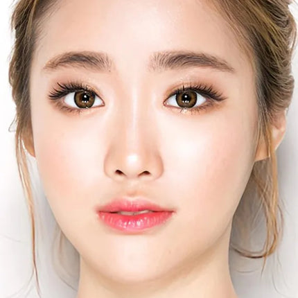 Neo Celeb Brown Nearsighted Contacts Yearly x 2Pc | Natural Brown Myopia Lenses