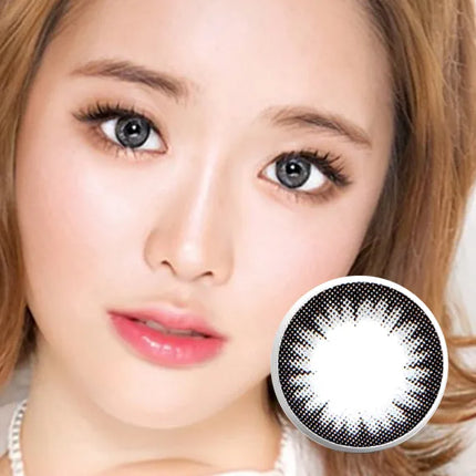 Neo Celeb Gray Nearsighted Contacts Yearly x 2Pc | Natural Gray Myopia Lenses