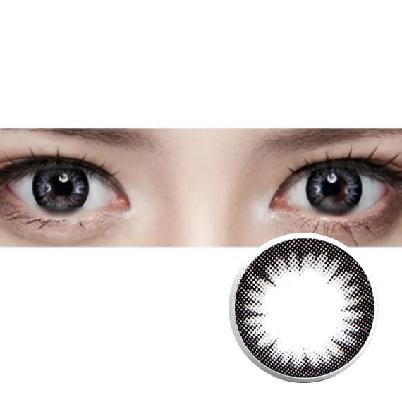 Neo Celeb Gray Nearsighted Contacts Yearly x 2Pc | Natural Gray Myopia Lenses