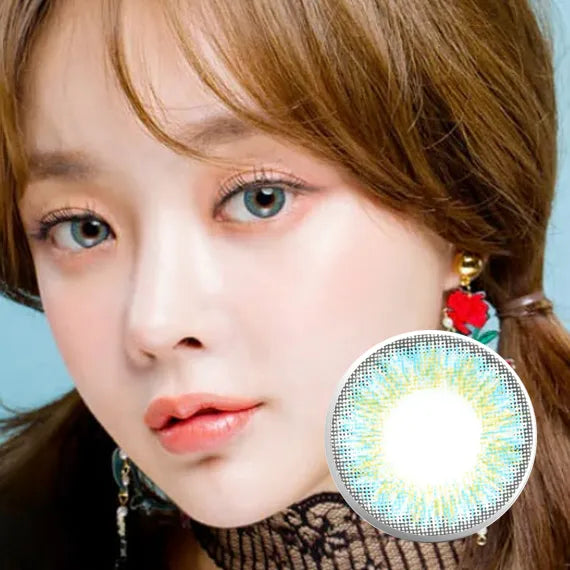 Custom Neo 3 Tone Blue Toric Lenses Yearly x 2Pc | Astigmatism Contacts