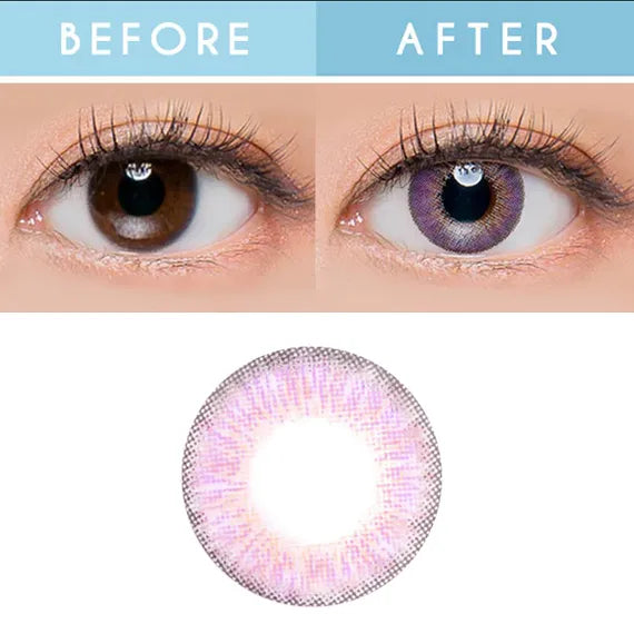 Custom Neo 3 Tone Violet Toric Lenses Yearly x 2Pc | Astigmatism Contacts