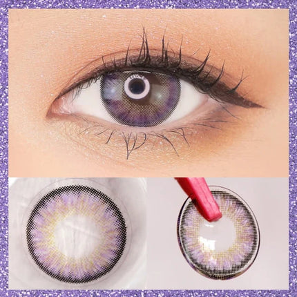 Custom Neo 3 Tone Violet Toric Lenses Yearly x 2Pc | Astigmatism Contacts