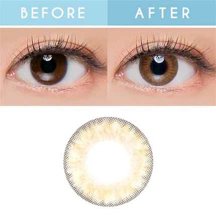 Neo 3 Tone Brown for High Myopia Yearly x 2Pc | High Prescription Contacts