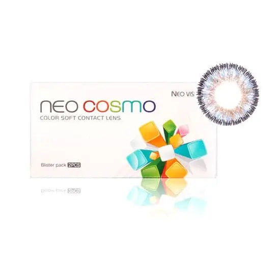 Neo Glamour Blue Contacts Yearly x 2Pc | Nearsightedness Correction