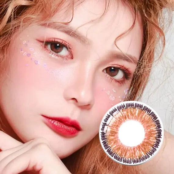 Custom Neo Glamour Hazel Toric Lenses Yearly x 2Pc | Astigmatism Contacts