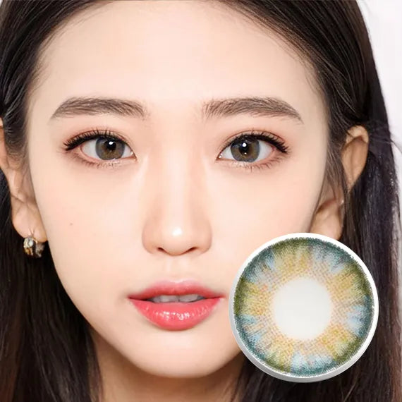 Neo Lucky Clover Gray Contacts Yearly x 2Pc | Nearsightedness Correction