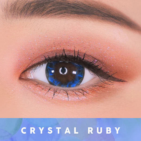 Custom Neo Ruby Queen Blue Toric Lenses Yearly x 2Pc | Astigmatism Colored Contacts