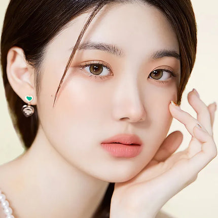 Olola Dearsome Olive Green Colored Contact Lenses (1Month/2Pc)