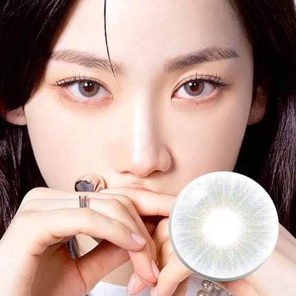 Olola Heirless Gray Colored Contact Lenses (1Month/2Pc)