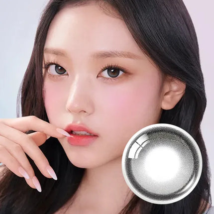 Olens Big Glowy Gray Monthly (1Month/2Pc) Olens x NewJeans