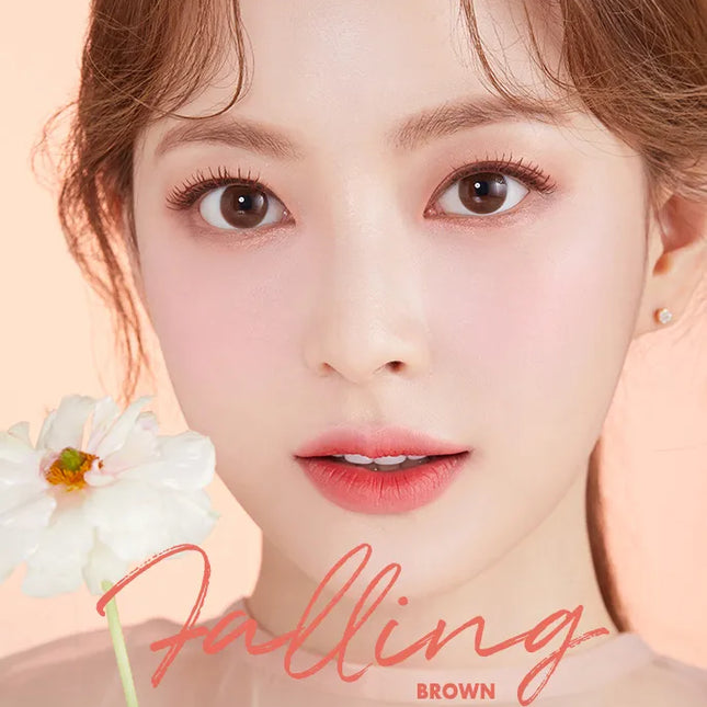 Olens Falling Brown Monthly (1Month/2Pc)