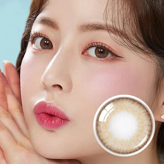 Olens Tika 3Con Brown Monthly (1Month/2Pc)