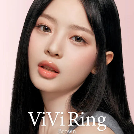 Olens Vivi Ring Brown Daily (1Day/10Pc) Olens x NewJeans