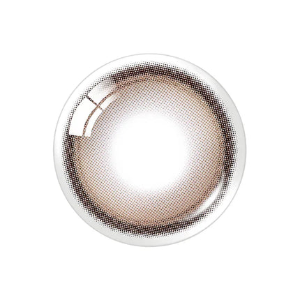 Model wearing Olens Glowy Tear Brown showing highlight effect