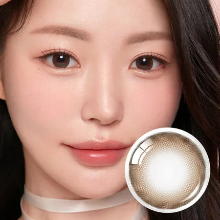 OLENS Misty 1Day Natural Choco colored contacts 20 pack packaging