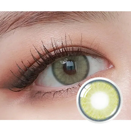 Olens Nella Ash Olive (ежемесячные/2 шт.) Olens x NewJeans 