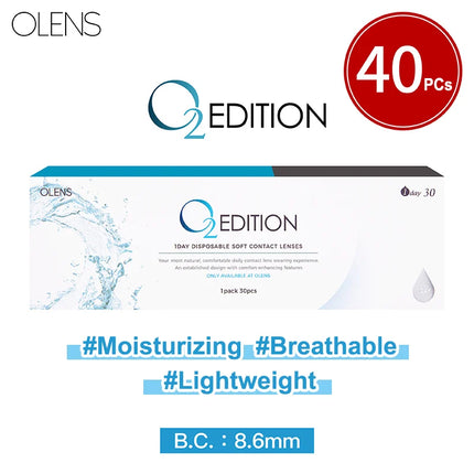 Olens O2 Edition Clear Daily (1Day/40PC)