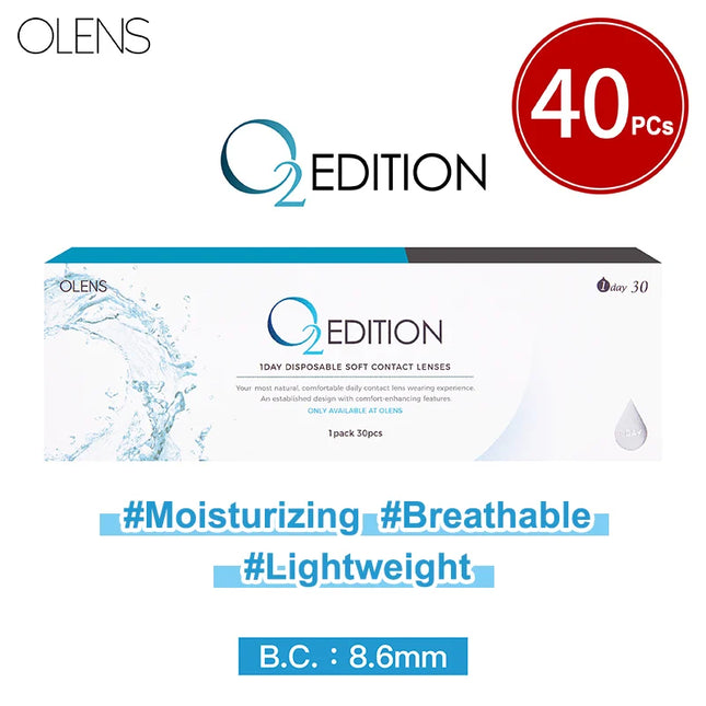 Olens O2 Edition Clear Daily (1Day/40PC)