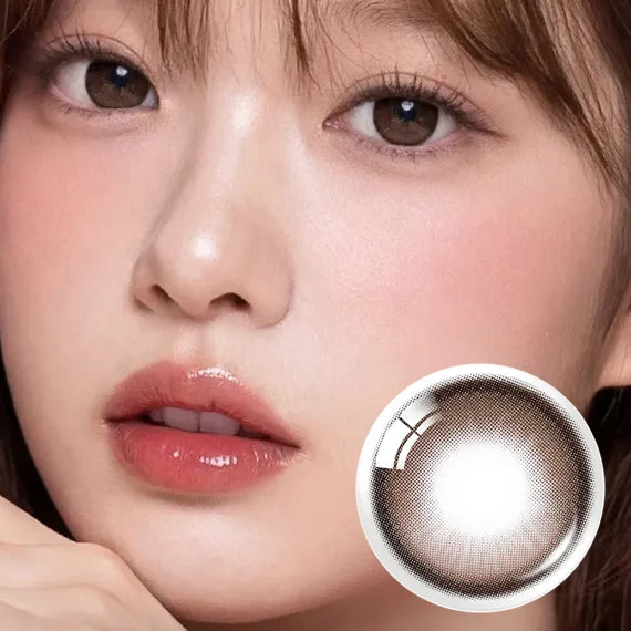 OLENS Rain Mocha 1Day chocolate brown colored contacts 10 pack packaging