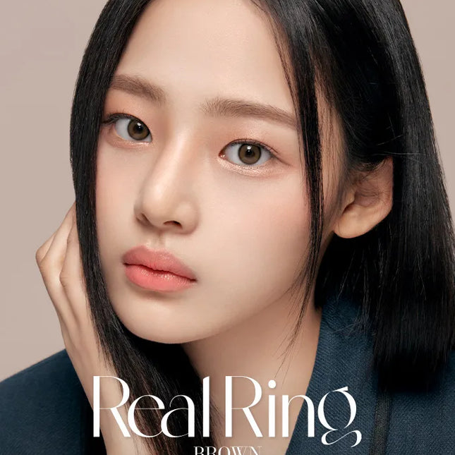 Olens Real Ring Brown Daily (1Day/10Pc) Olens x NewJeans