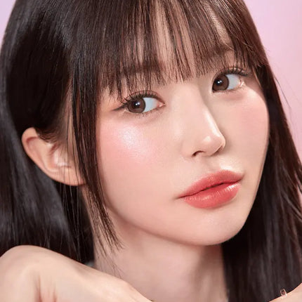 Olens Realish Brown 10 pack packaging and lens texture detail.