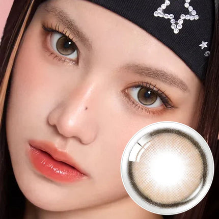OLENS Secret Tint Brown monthly colored contacts 2 pack packaging
