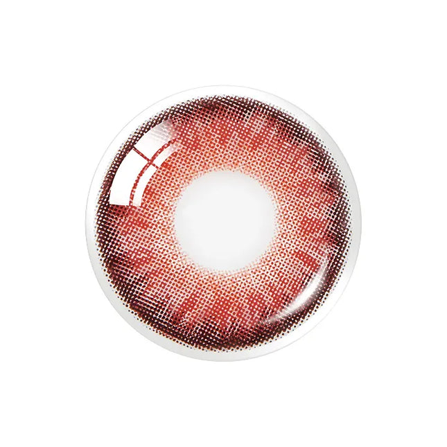 Olens Vampire Red Halloween Colored Contact Lenses (1Month/1Pc)