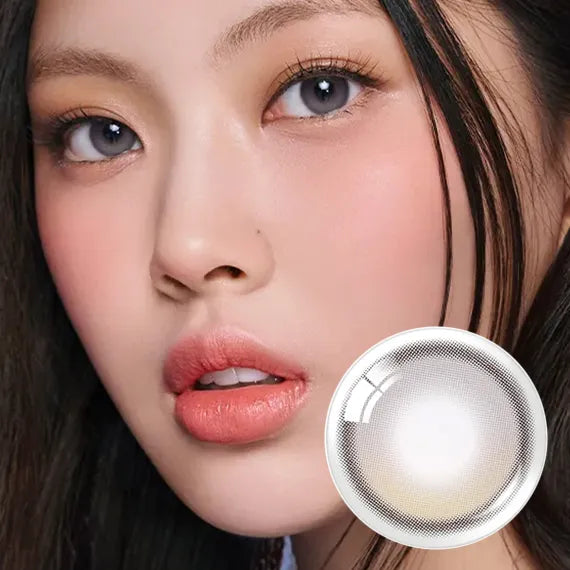 OLENS Muse Shine Gray Monthly Contacts - Ethereal Starry Eyes